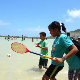 compartilhar experiências de esporte, saúde e lazer no CAT SESI Cotia
