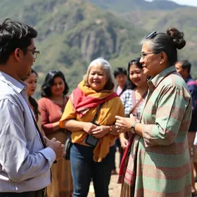 Cotia recebe visita da secretária de Cultura e Economia Criativa