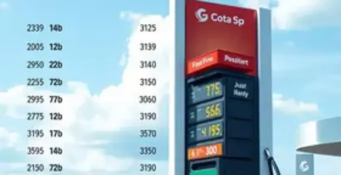 preço da gasolina em Cotia