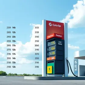 preço da gasolina em Cotia