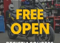 inscrições abertas para cursos gratuitos de manutenção de motos